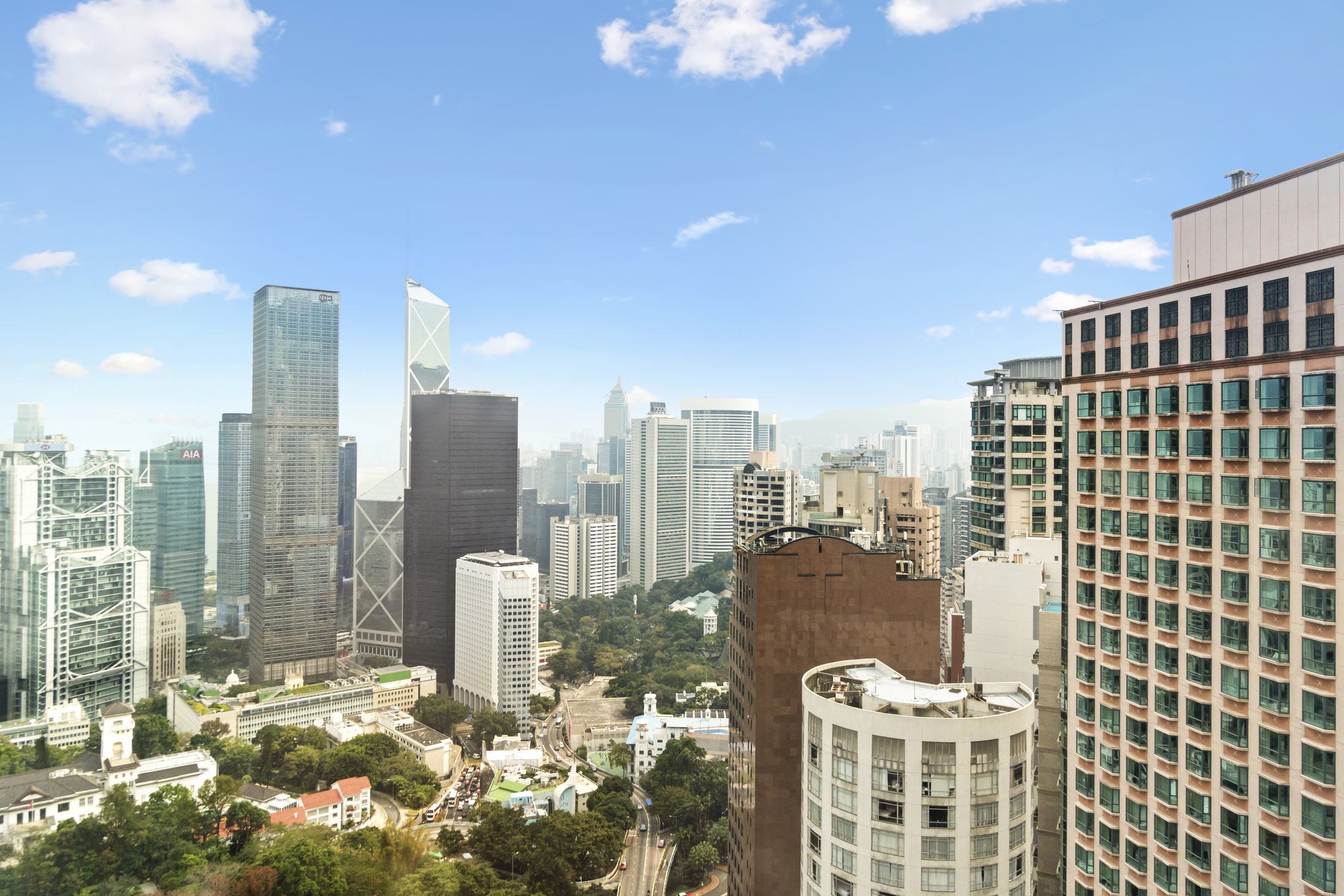 City view — property photography example